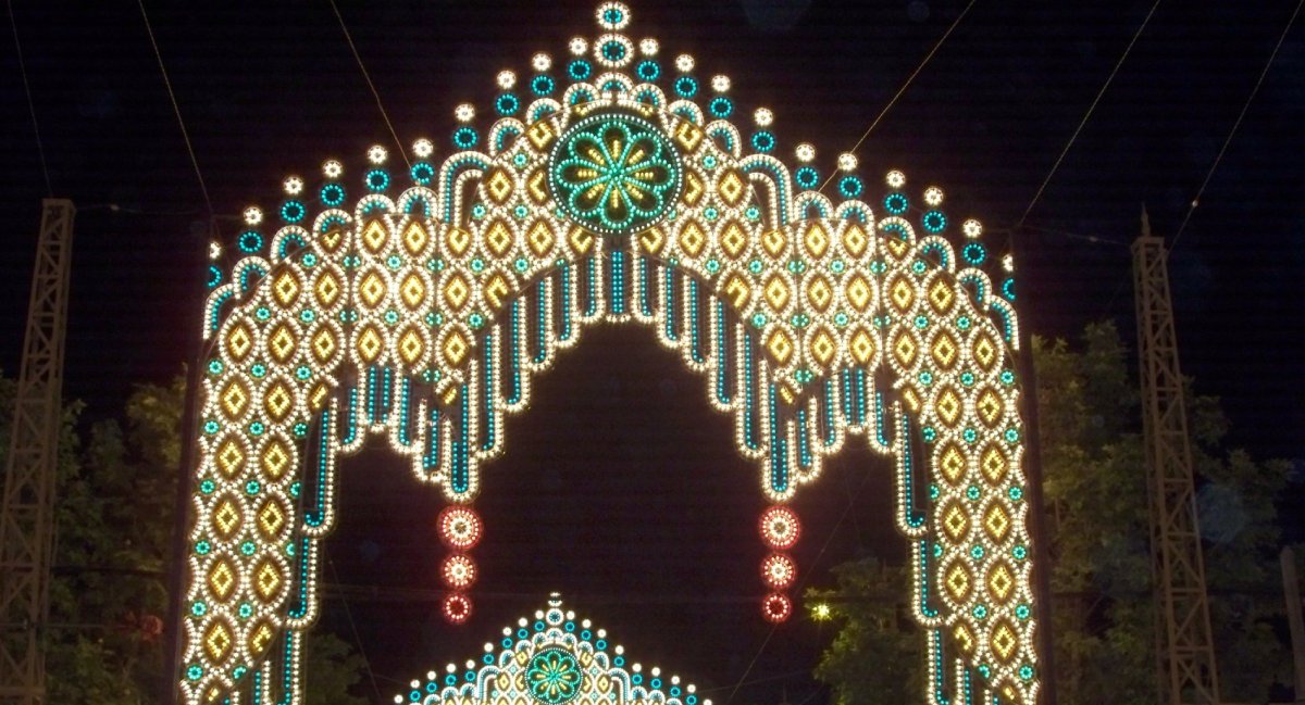 Iluminación de la Feria de Granada