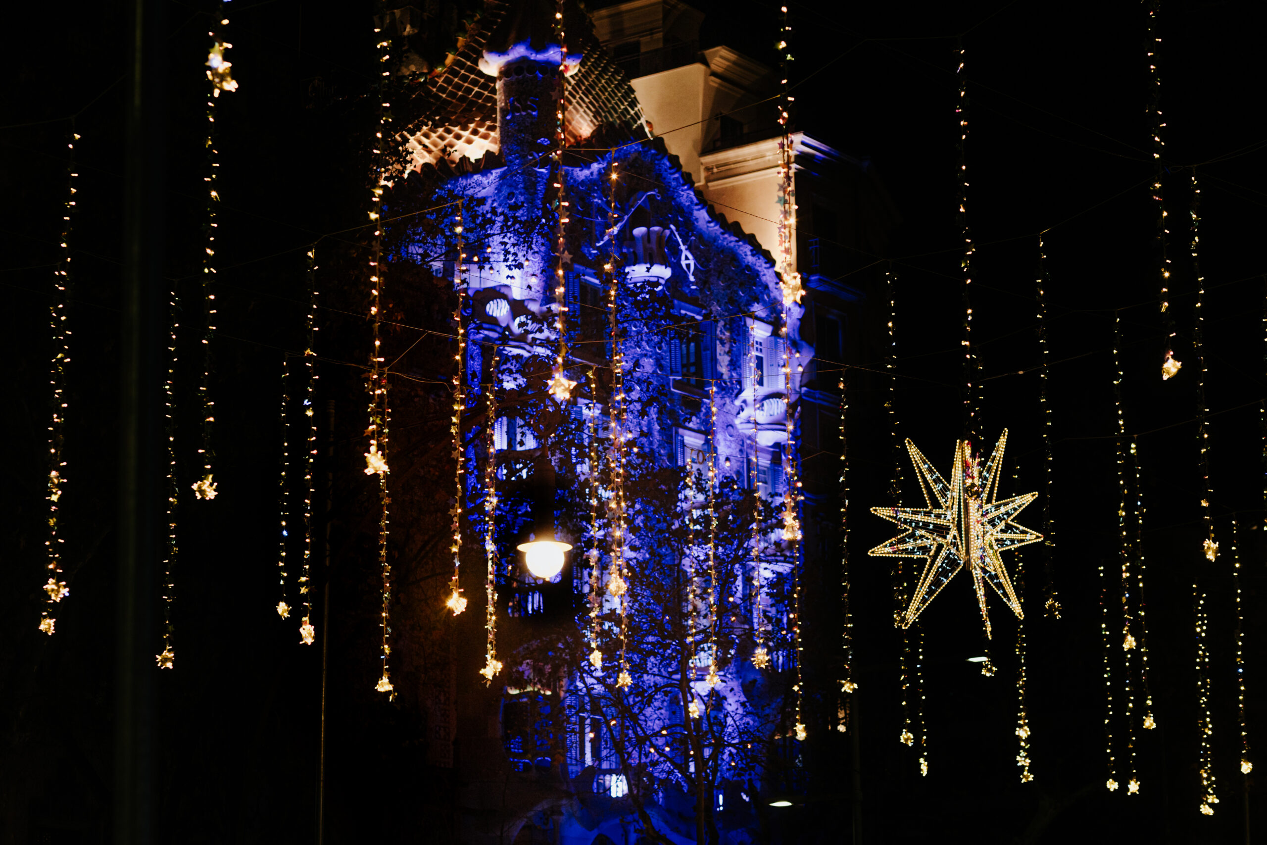 Luces de Navidad del Paseo de Gracia de Barcelona