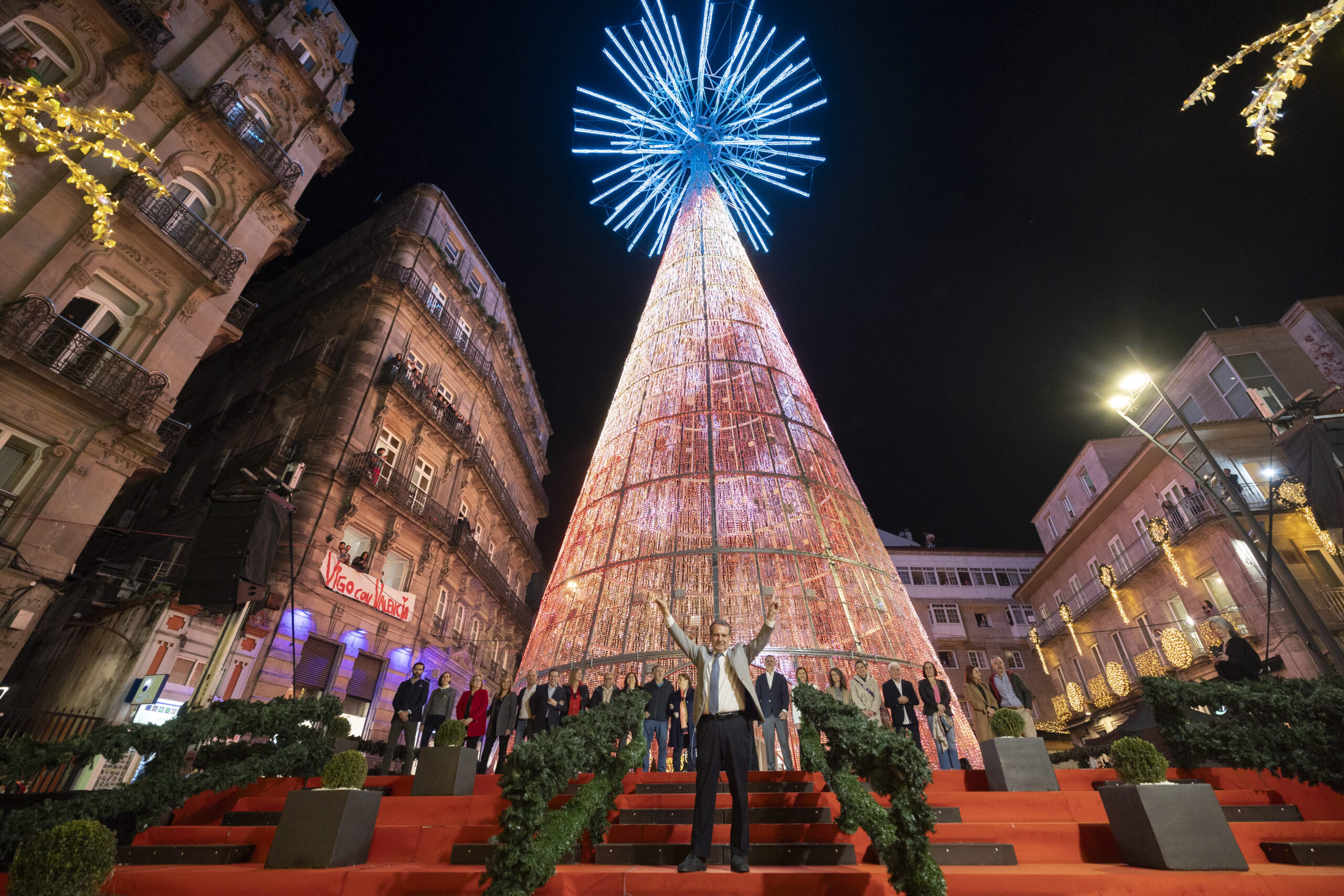 Inauguración de las Luces de Navidad de Vigo de 2024