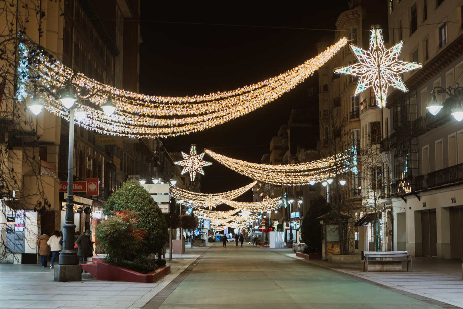 Luces de Navidad de León